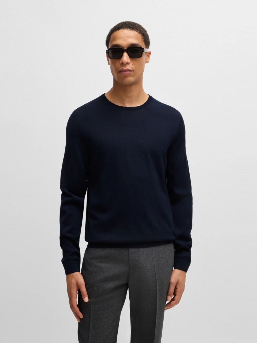 BOSS Crew-Neck Knitwear - Leno-P_Bscs
