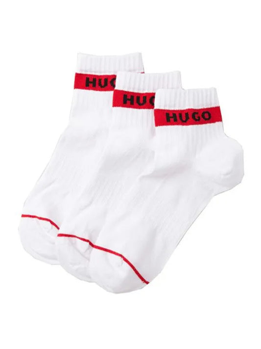 HUGO Ankle Socks - 3P SH RIB LOGO_HP