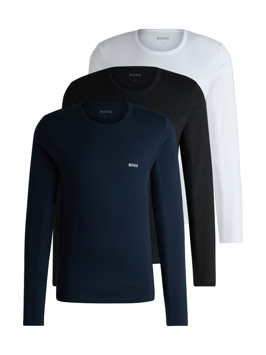 BOSS Bodywear Shirt - LS ShirtRN 3p bscs