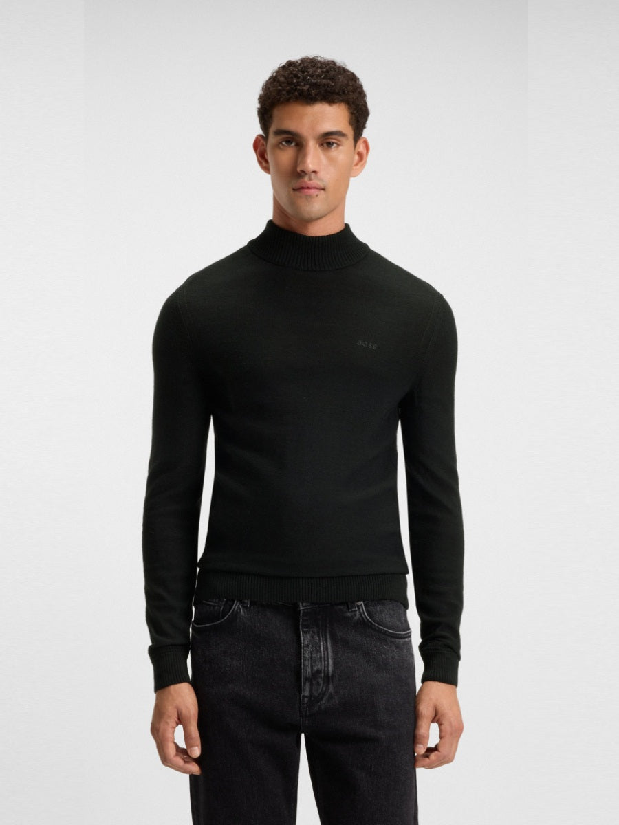 BOSS Mock Neck Knitwear - Avac_M