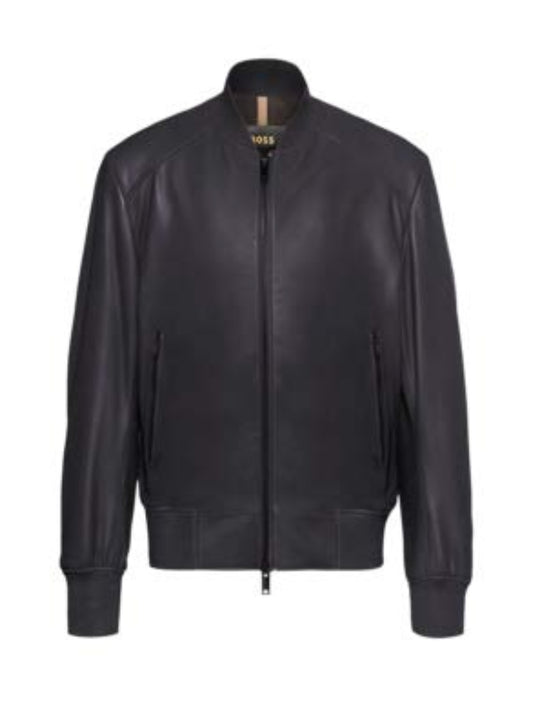 BOSS Leather Jacket - L-Masic
