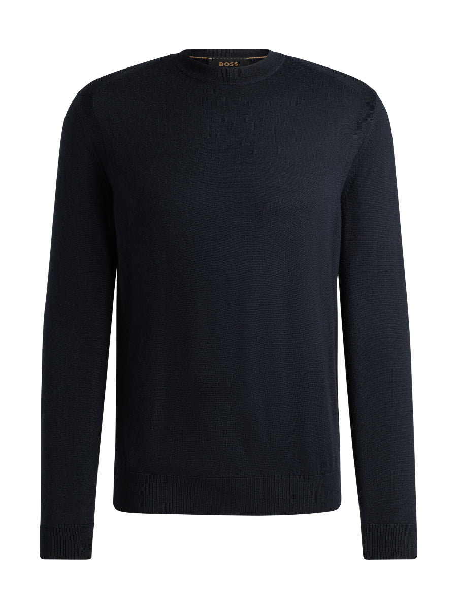 BOSS Crew-Neck Knitwear - L-Overo BSCS