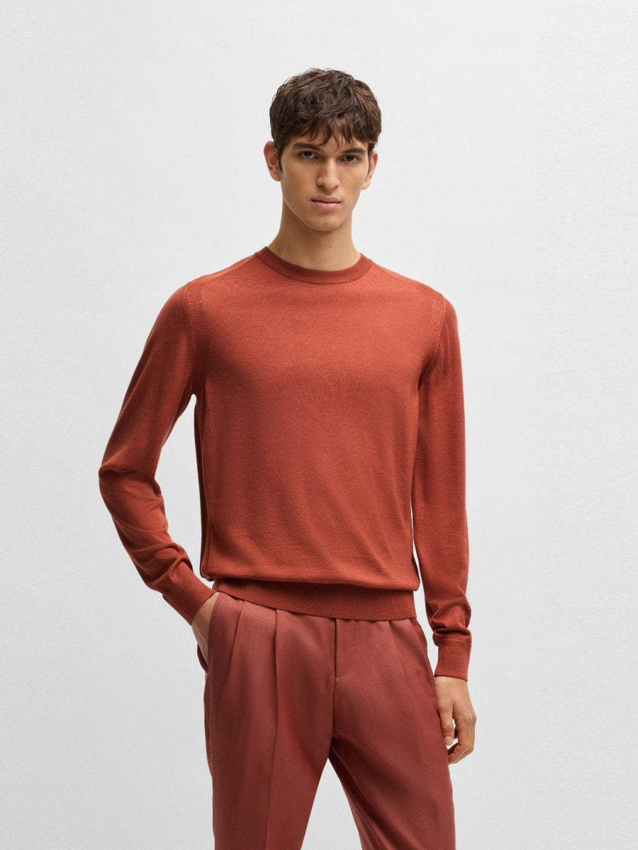 BOSS Crew-Neck Knitwear - L-Overo BSCS