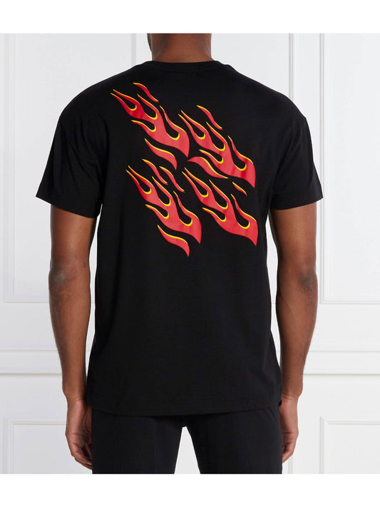 HUGO Pyjama T-Shirt - Flames Tee_hfr