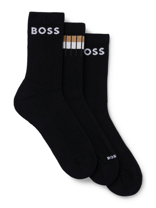 BOSS Short Socks - 3P QS Rib