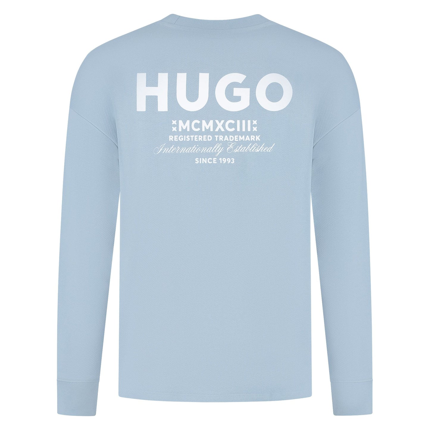 HUGO Crew-Neck Sweatshirt - Naviu
