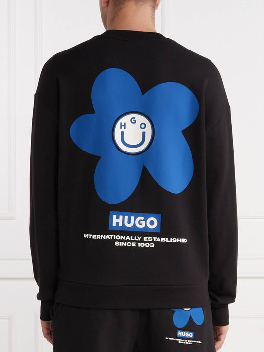HUGO Crew Neck Sweatshirt - Needvell_hbl