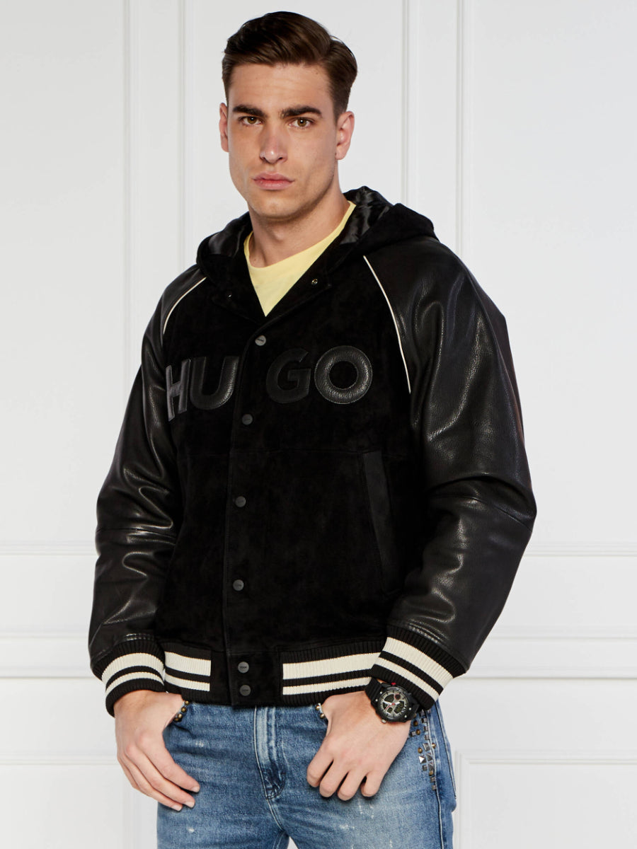 Hugo leather jacket shop