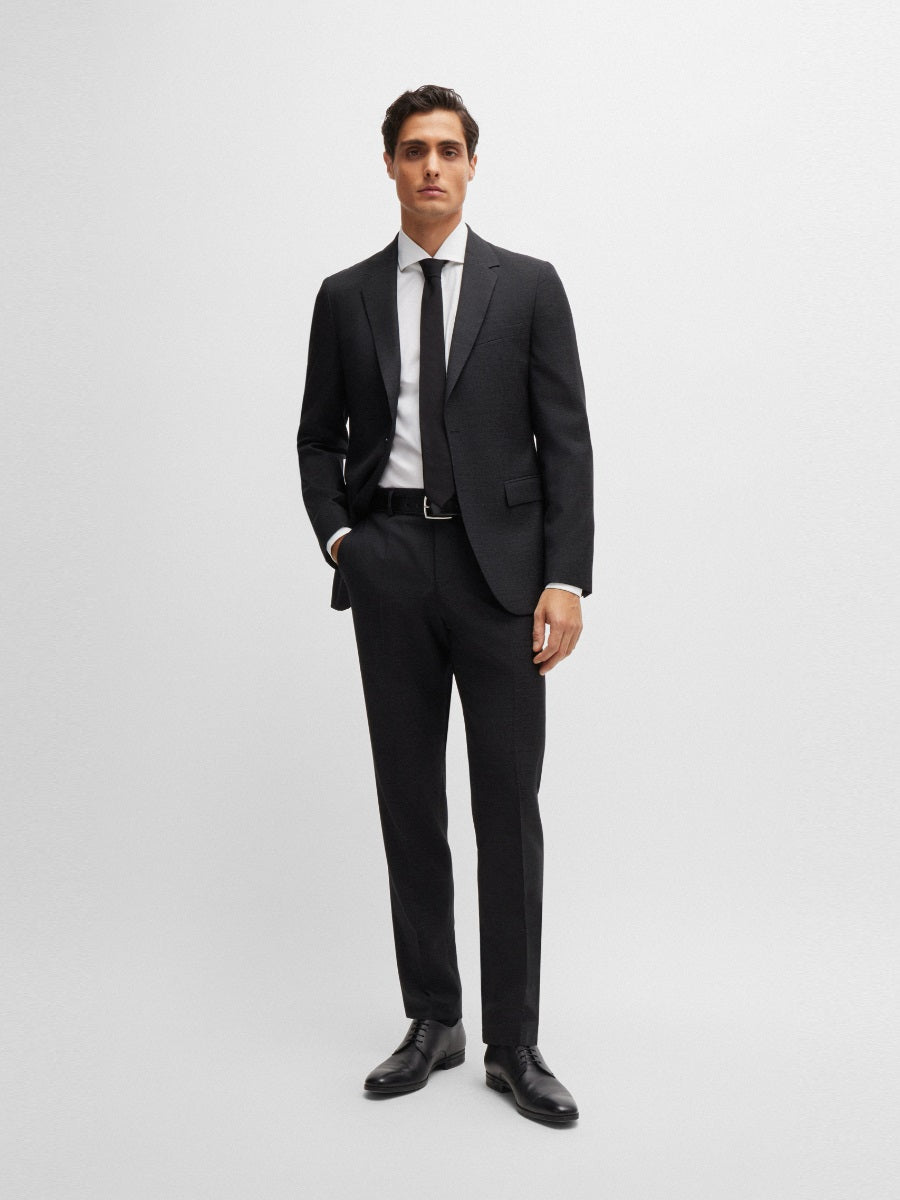 Tuxedo Trousers Hugo Boss Groom Suit Retro Pleated Tuxedo Pant