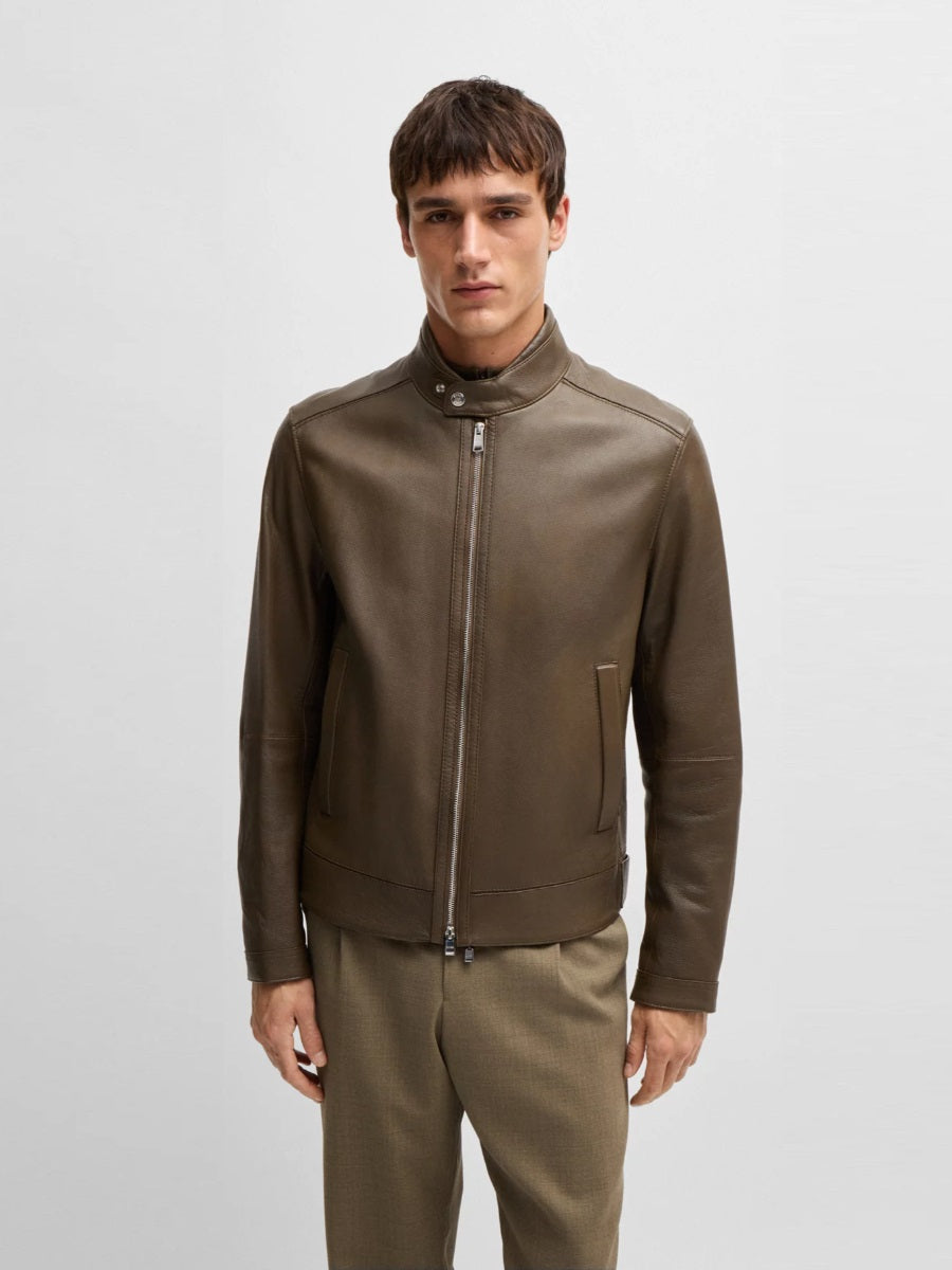 BOSS Leather Jacket - H-Mansell2