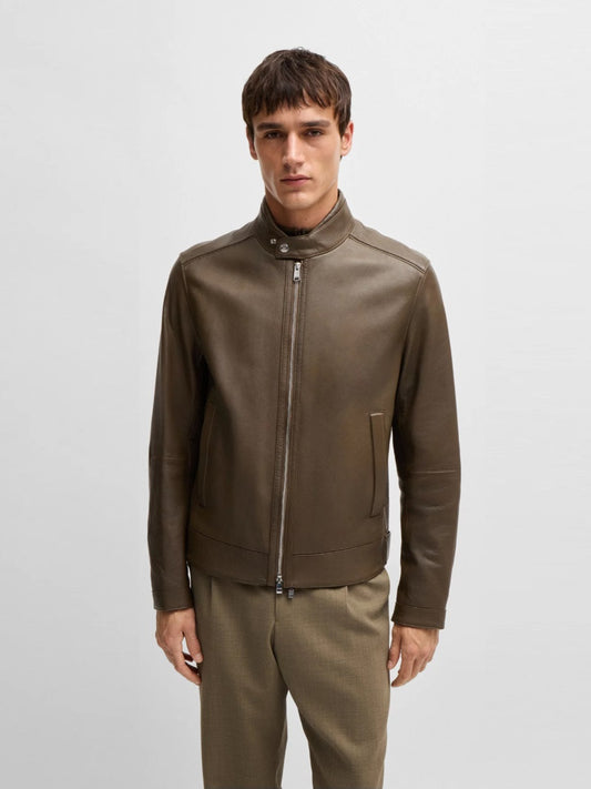 BOSS Leather Jacket - H-Mansell2