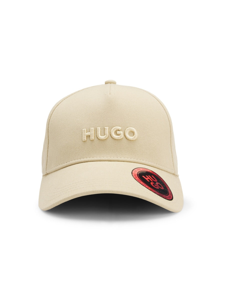 HUGO Baseball Cap - Cotton-twill cap with logo on front