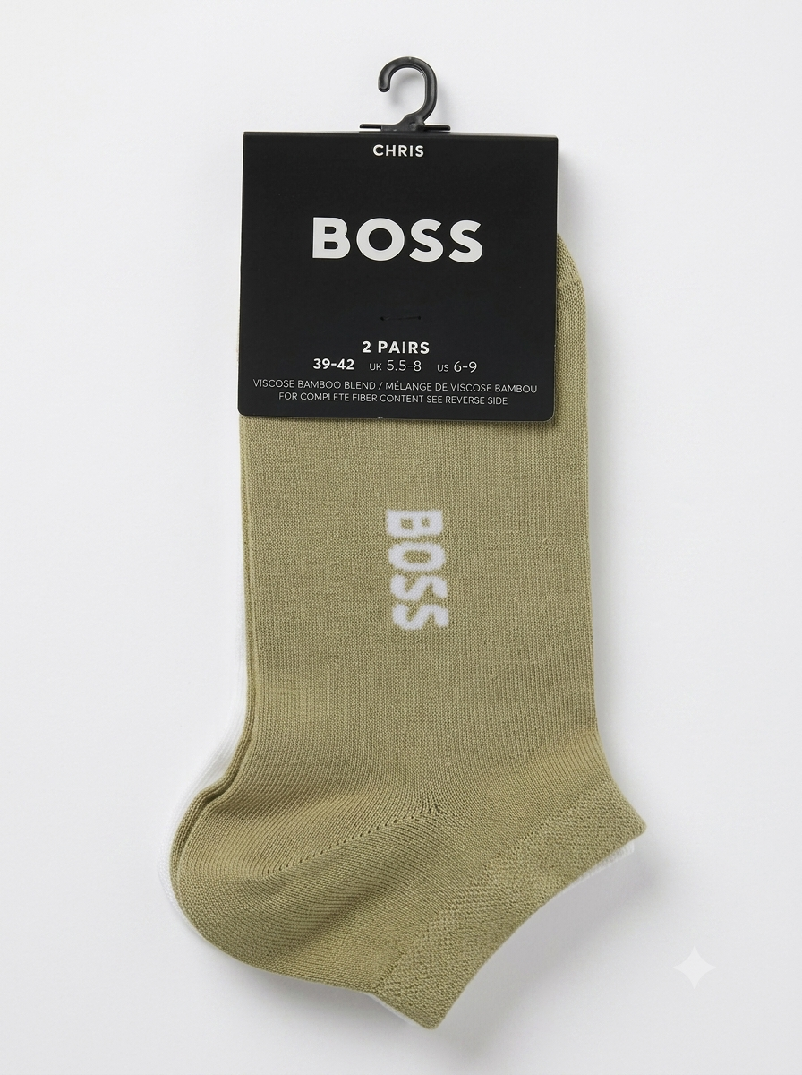 BOSS Ankle Socks - 2P AS Logo Bamboo