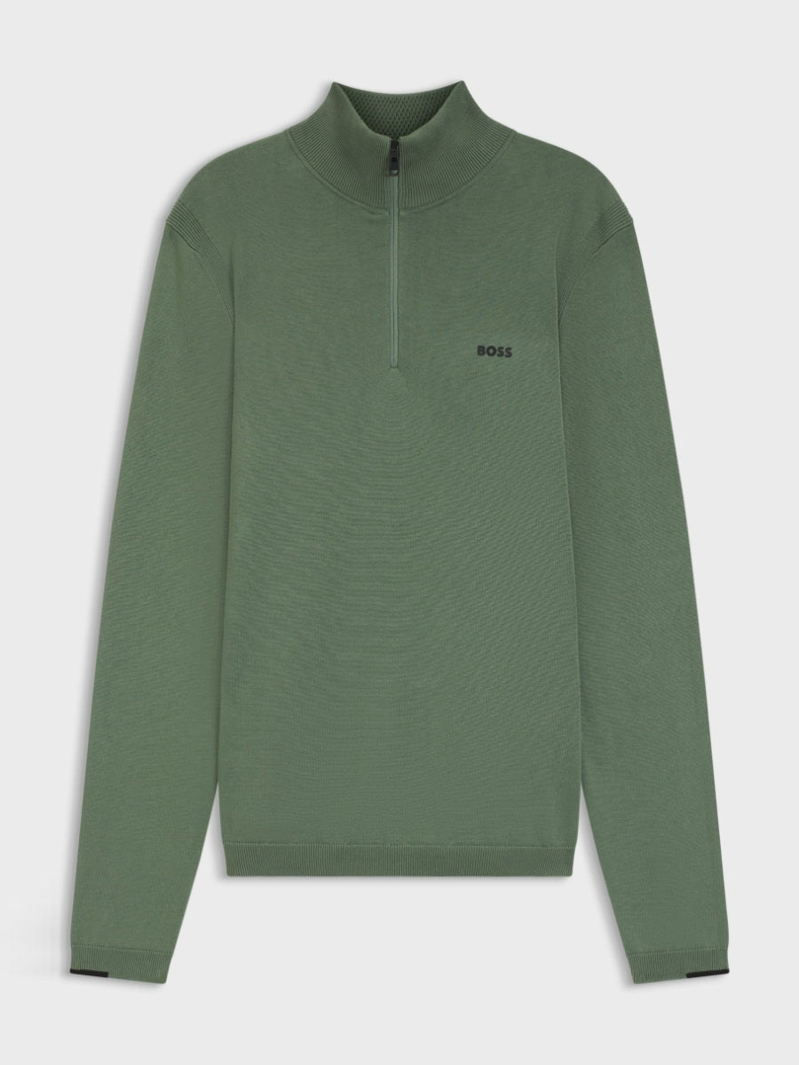 BOSS Half Zip Knitwear - K_Ever-X QZ