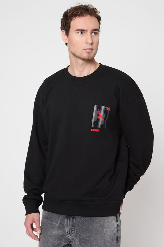 HUGO Crew-Neck Sweatshirt - Duckoo