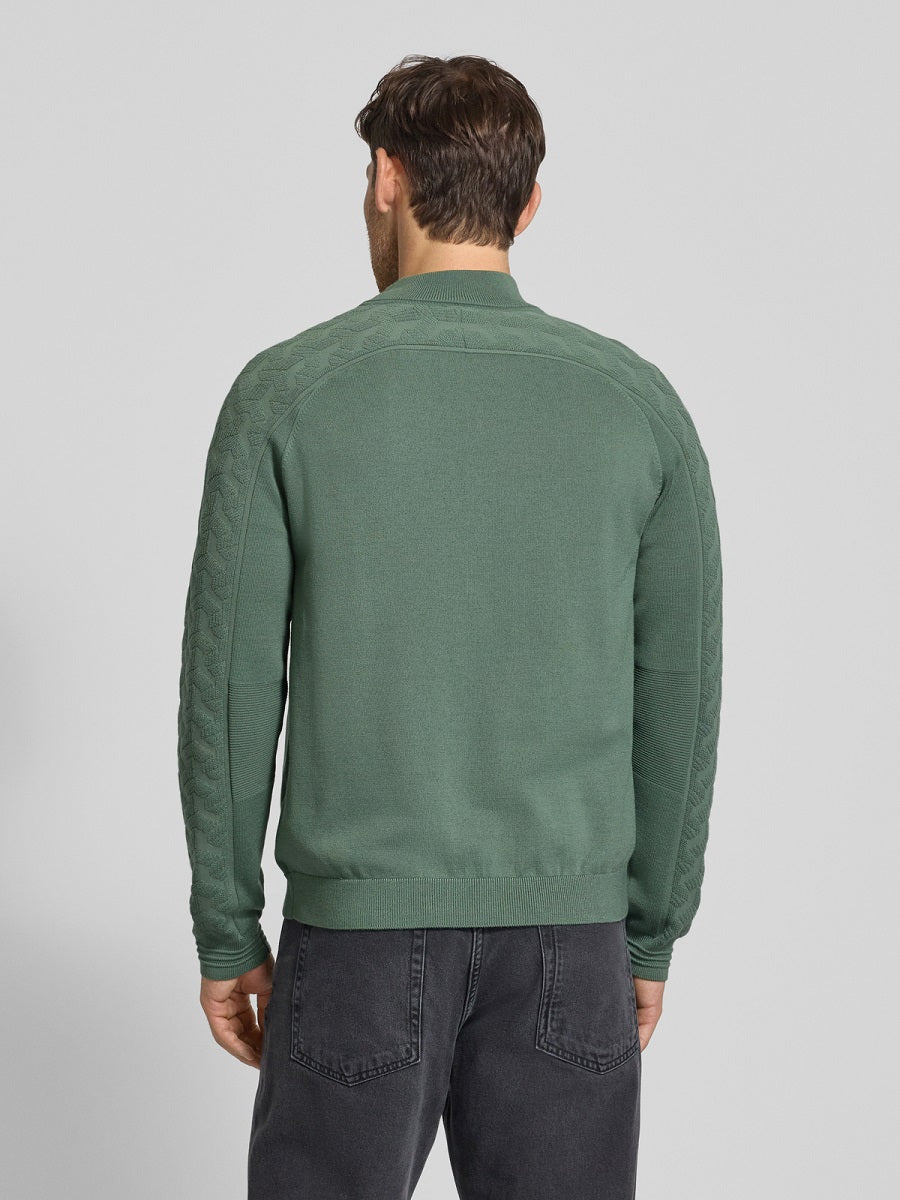 BOSS Half Zip Knitwear - KN_Mirror QZ
