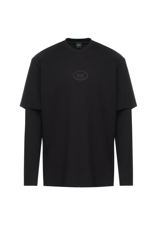 BOSS T-Shirt Long Sleeve - TS_Hole19 Togn