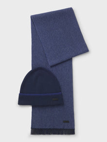 BOSS Beanie Hat And Scarf Set - Hernesto_SET