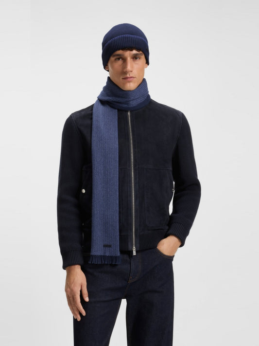 BOSS Beanie Hat And Scarf Set - Hernesto_SET