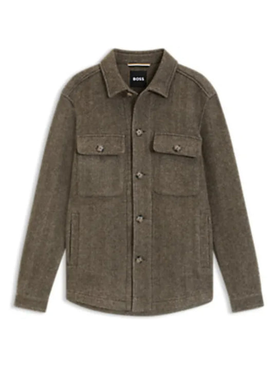 BOSS Shirt Jacket - C-Carper-OS-253F