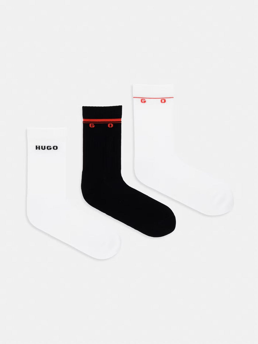 HUGO Socks - 3P QS RIB SPACED MD