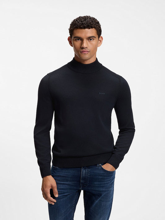 BOSS Mock Neck Knitwear - Avac_M-1