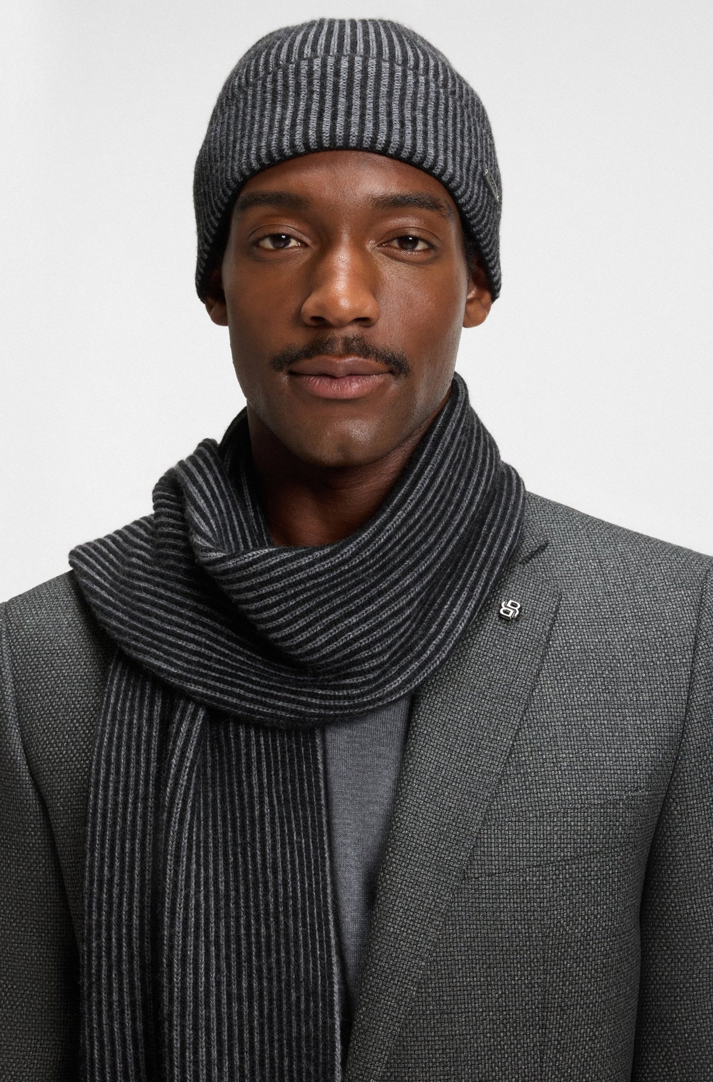 BOSS Beanie Hat And Scarf Set - Ercole