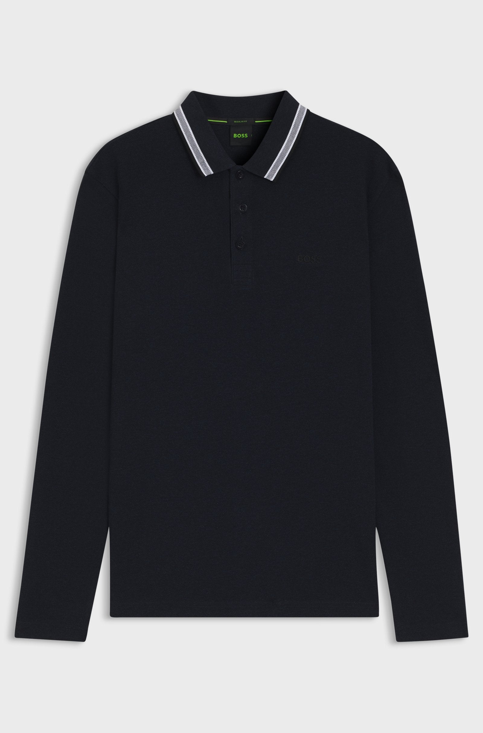 BOSS Polo Long Sleeve - Plisy – Men Wardrobe