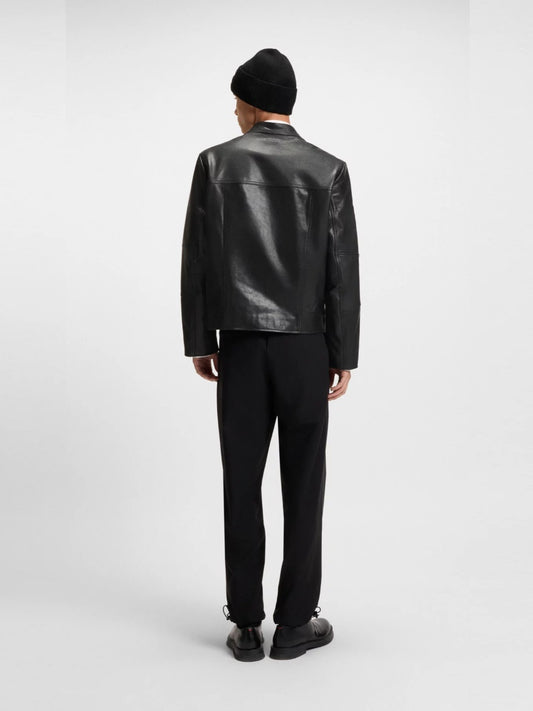 HUGO leather Jacket- Lokis-3