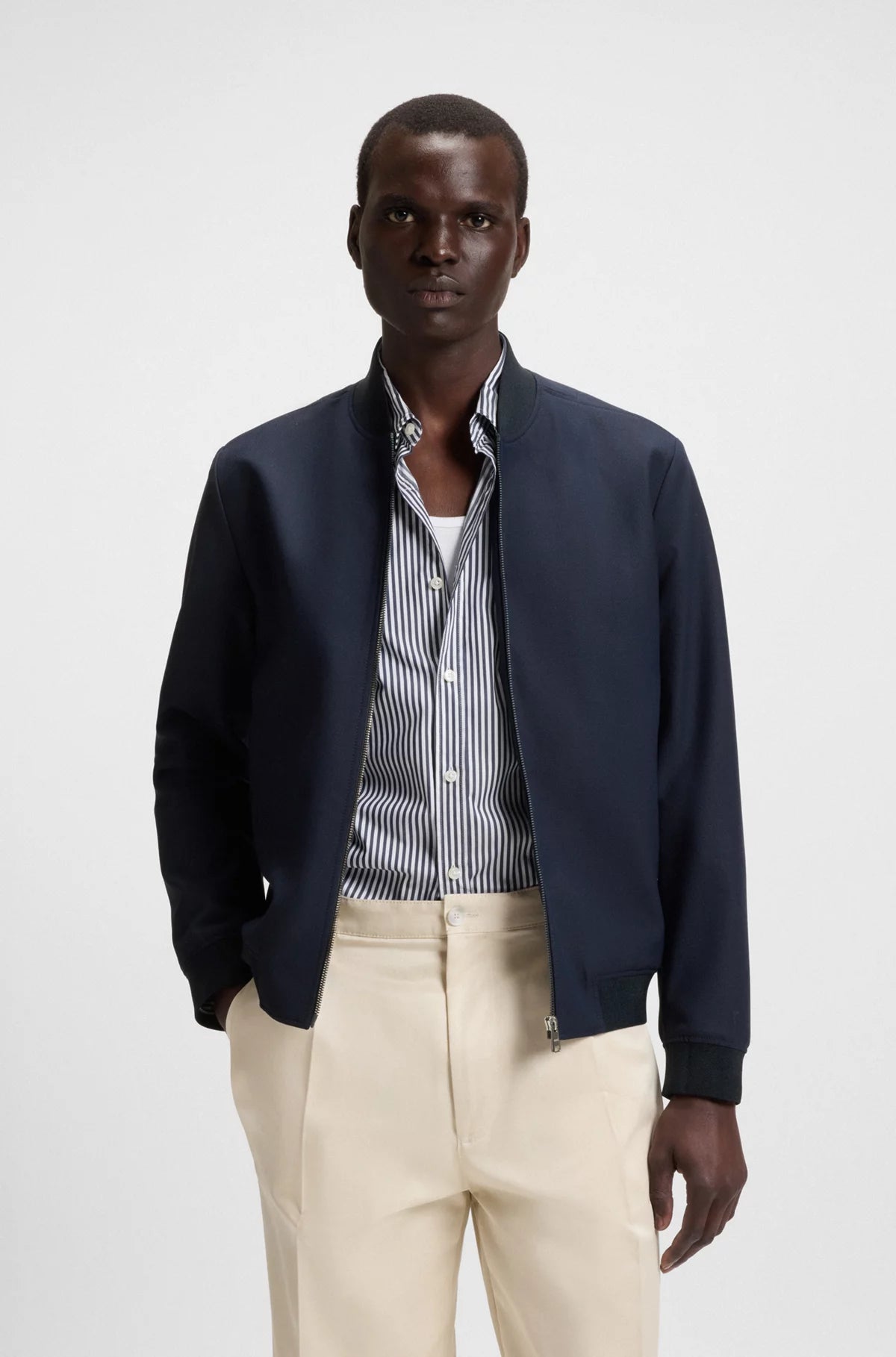 BOSS Bomber Jacket - P-Hanry-BMB-WG-253 – Men Wardrobe