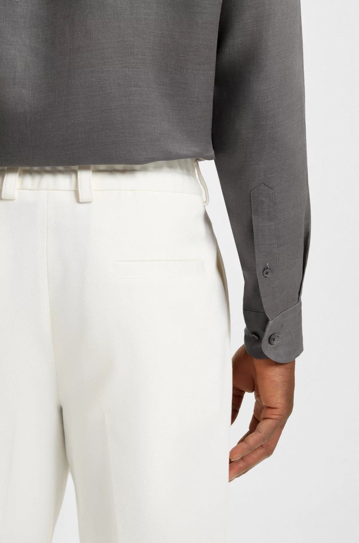DAVID BECKHAM x BOSS Formal Shirt - H-JACK-1PIECE_DB