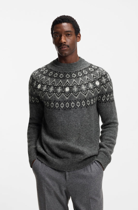 BOSS Crew-Neck Knitwear - C-Hisle