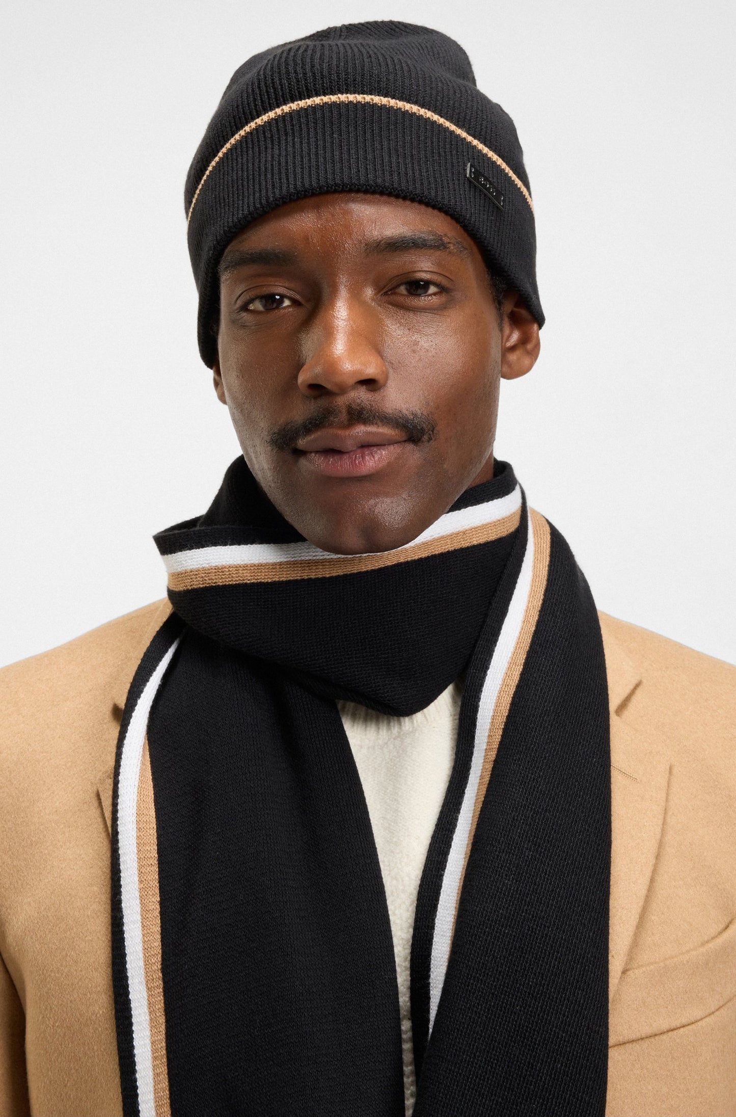 BOSS Beanie Hat And Scarf Set -Henzo_SET