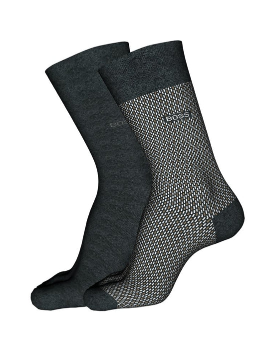 Boss Casual Socks - 2P RS Minipattern CC bscs