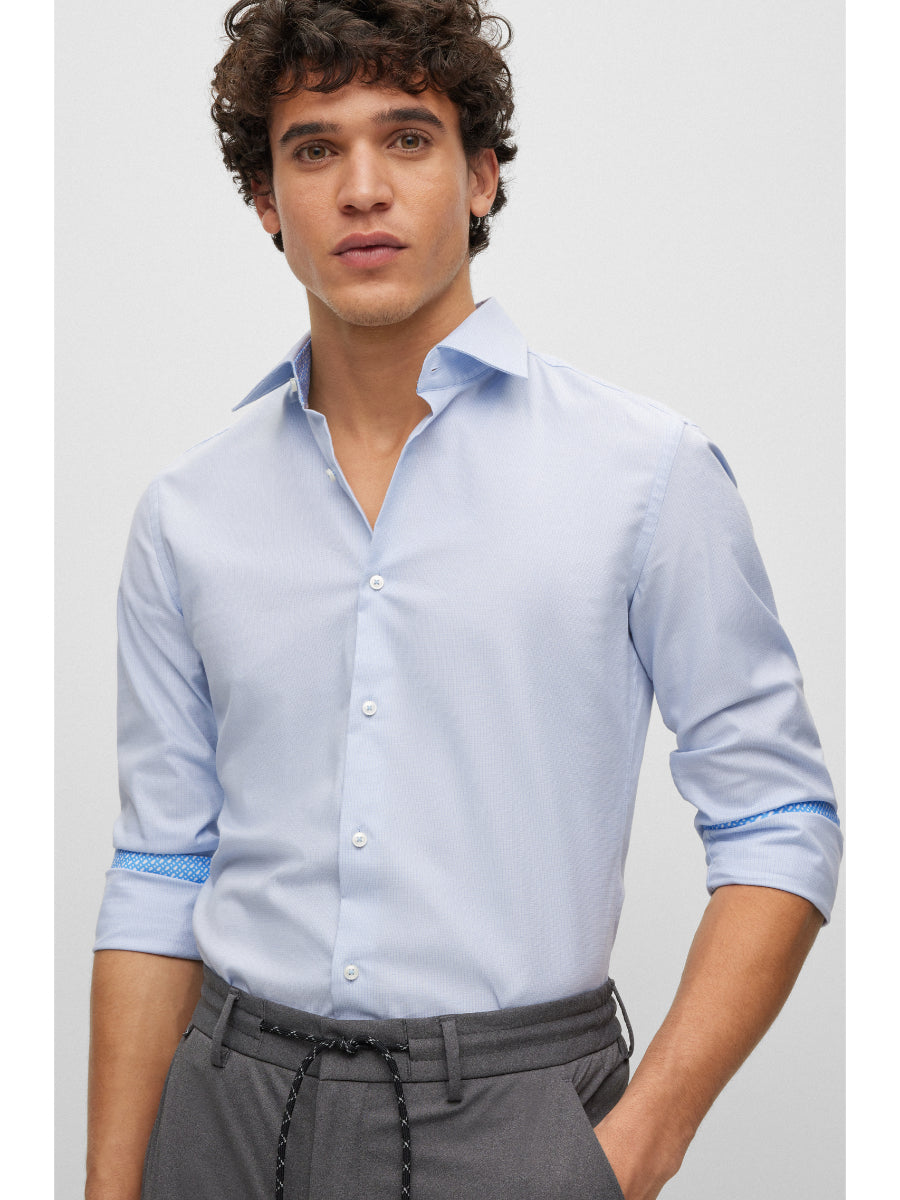 Boss Formal Shirt - H-HANK-kent-C3-214