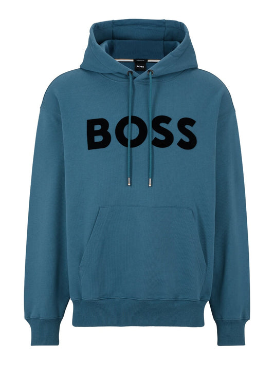 Boss Hooded Sweatshirt - Sullivan 08 Hooded Sweatshirt Boss Business Turquoise/Aqua 445 S 