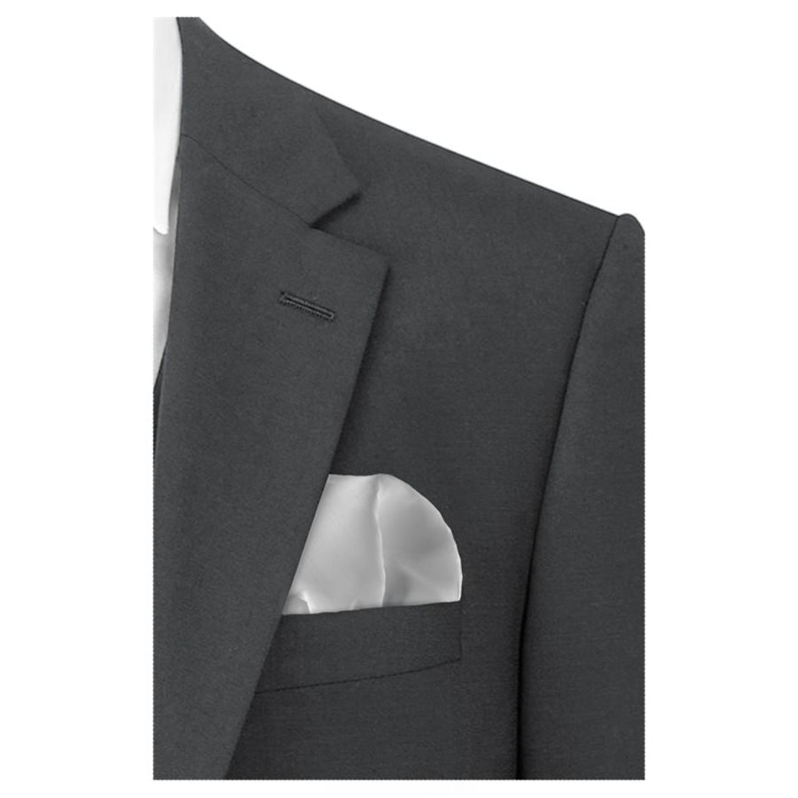 Boss Pocket Square - T-POCKET SQ-223 Pocket Square Boss Business White 100 ONES