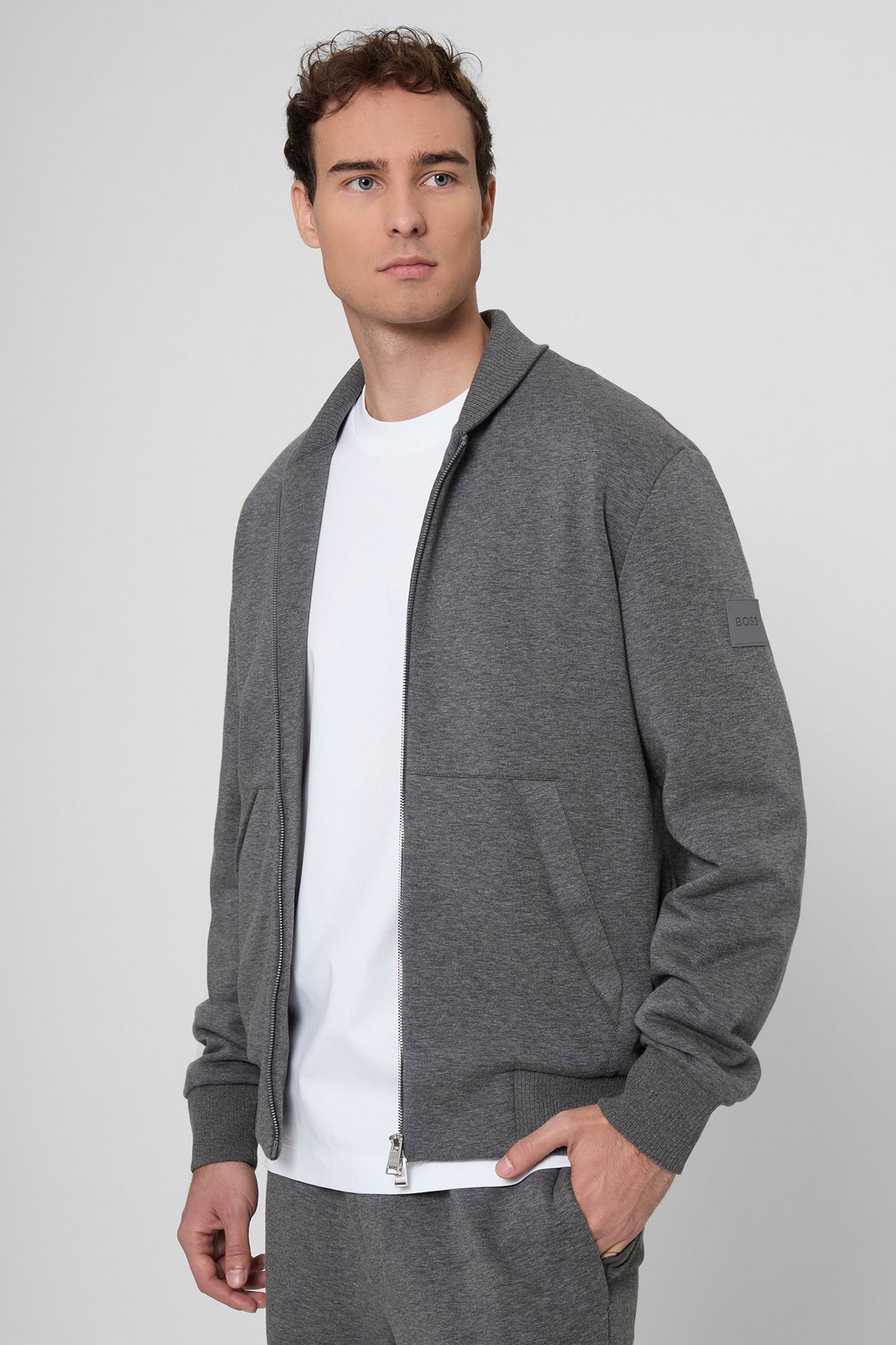 4K50549302 BOSS Full Zip Sweatshirt - P-Skiles