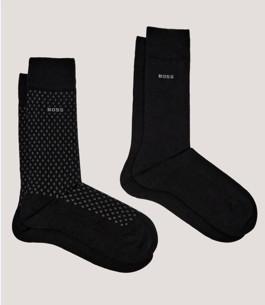 BOSS Casual Socks - 2P RS Minipattern