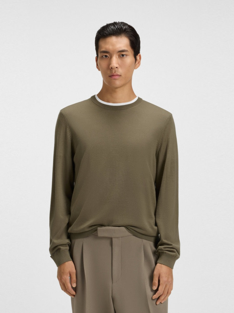 BOSS Crew-Neck Knitwear - Leno-P