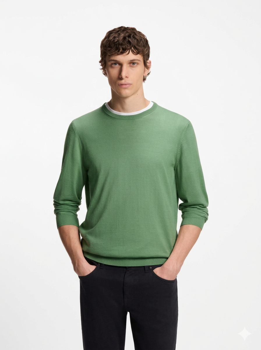 BOSS Crew-Neck Knitwear - Leno-P