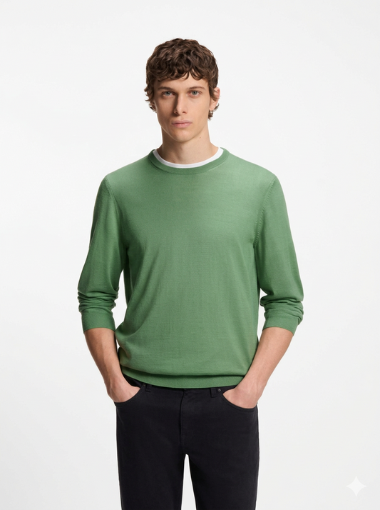 BOSS Crew-Neck Knitwear - Leno-P