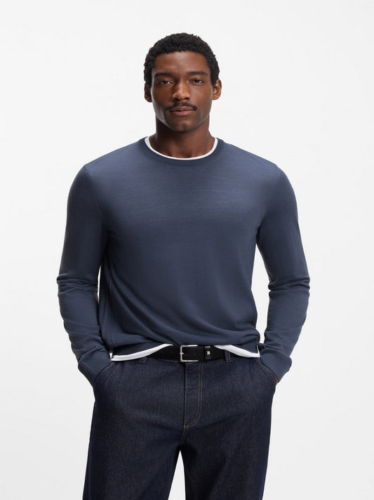 BOSS Crew-Neck Knitwear - Leno-P