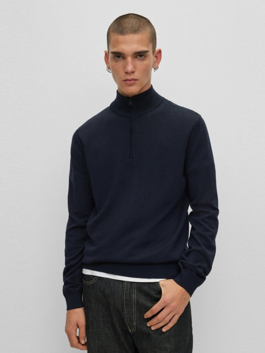 HUGO Half Zip Knitwear - San Quirin-M