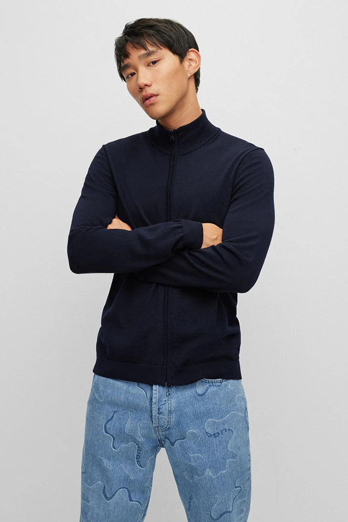HUGO Full Zip Knitwear - San Jorge-M
