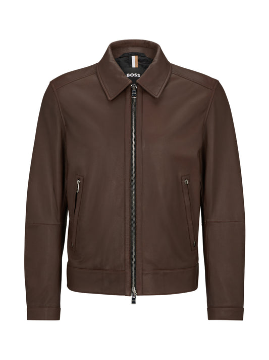 BOSS Leather Jacket - Mapson3