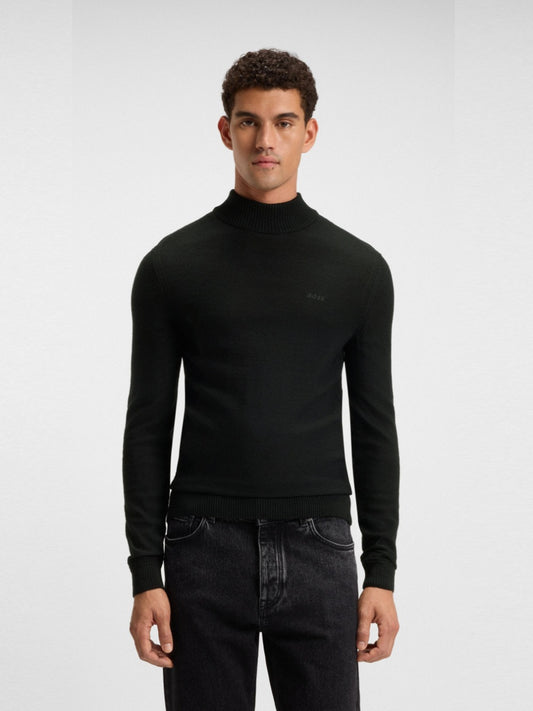 BOSS Mock Neck Knitwear - Avac_M
