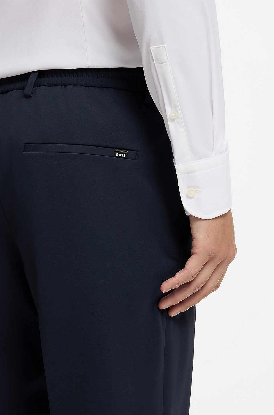 BOSS Broken Suit Trouser - P-GeniusJ-RDS-WG-233