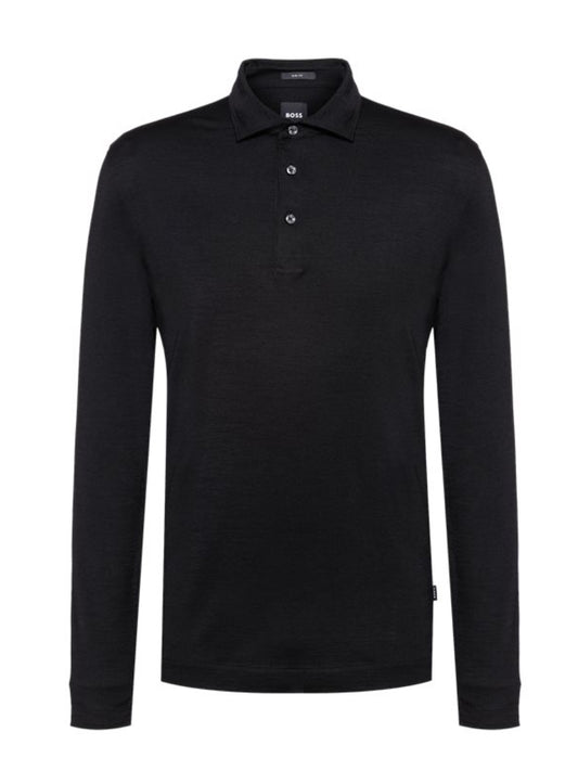 BOSS Polo Long Sleeves - Pleins 35