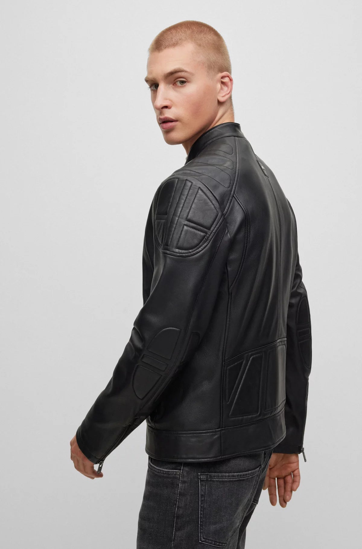 BOSS Leather Jacket - Jomarc